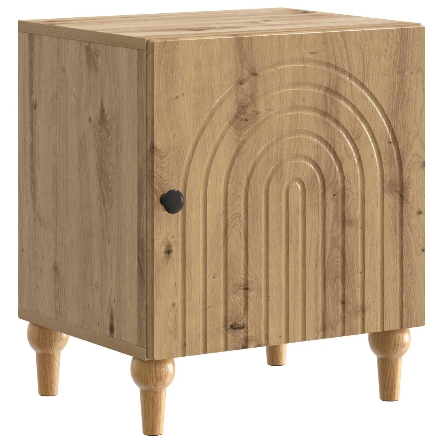vidaXL Nachttisch Artisan-Eiche 43 x 34,5 x 50 cm Holzwerkstoff 894123