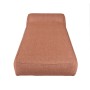 Aufblasbare Best Einzelliege Palma in Terracotta, ideal für Garten und Terrasse.