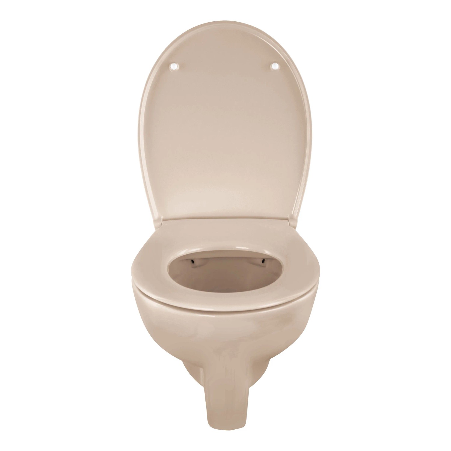 Calmwaters Hänge-WC Modern Plus 6 cm erhöht spülrandlos mit Sitz Beige 08AB6260 kaufen bei OBI