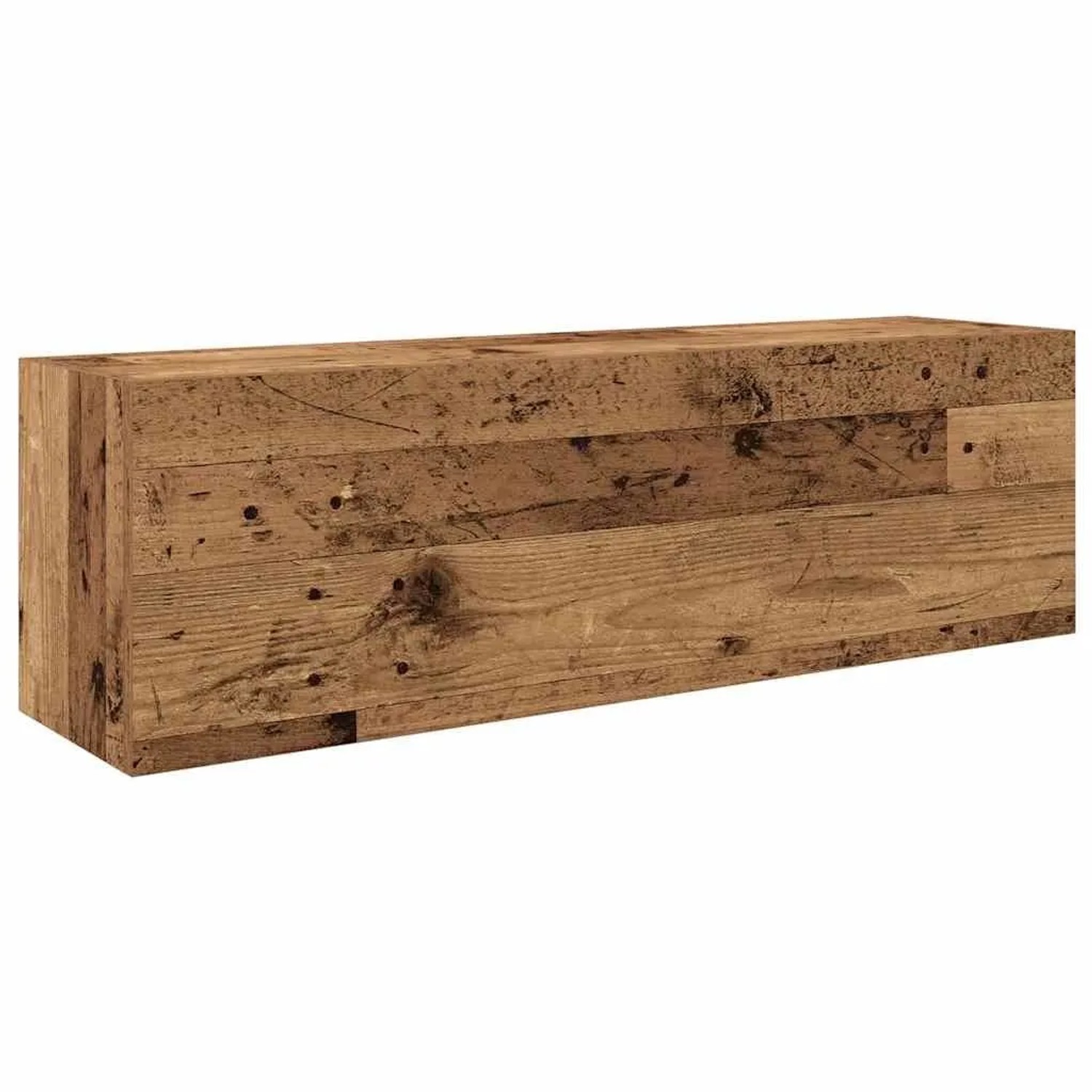 vidaXL Bad-Wandschrank Altholz-Optik 100x25x30 cm Holzwerkstoff 860101