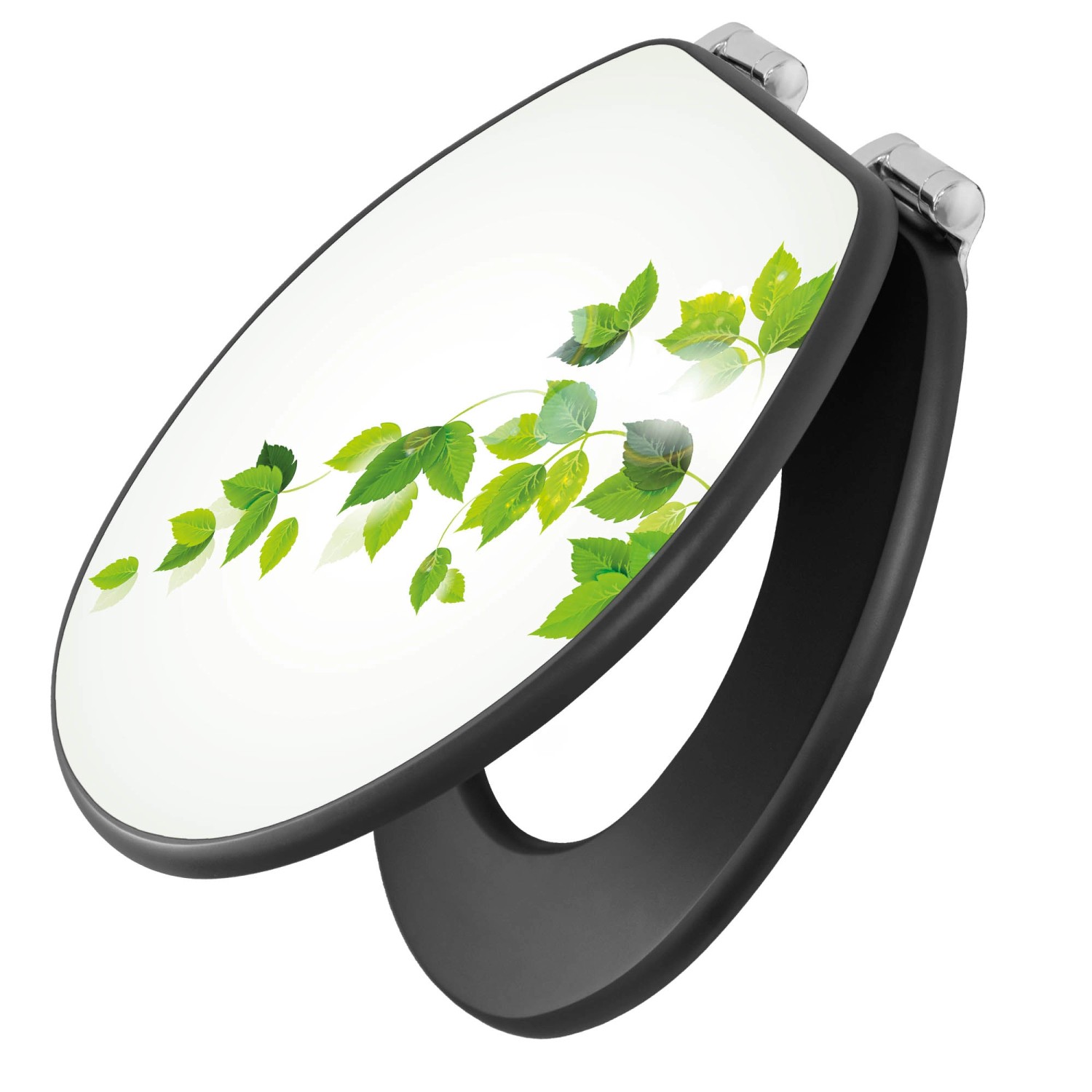 Banjado Anthrazit Toilettendeckel Mit Absenkautomatik WC-Sitz Soft Close Hy günstig online kaufen