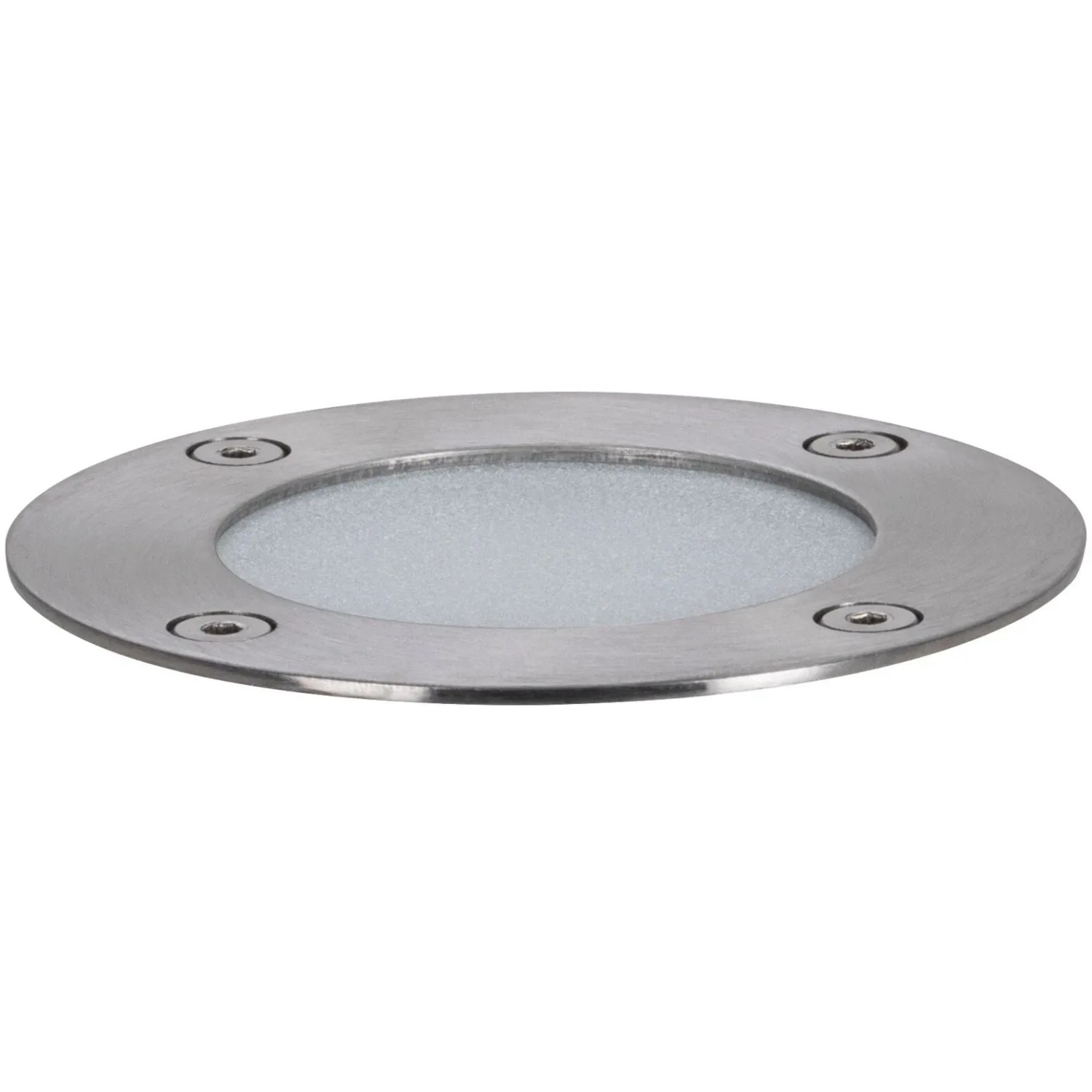 Paulmann LED Bodeneinbaustrahler Floor Plug & Shine, Ø 9,8 cm, Edelstahloptik.