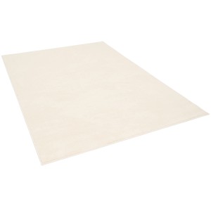 Cremefarbener Pergamon Hochflor Teppich Melia, 200x290cm, super soft und luxuriös.