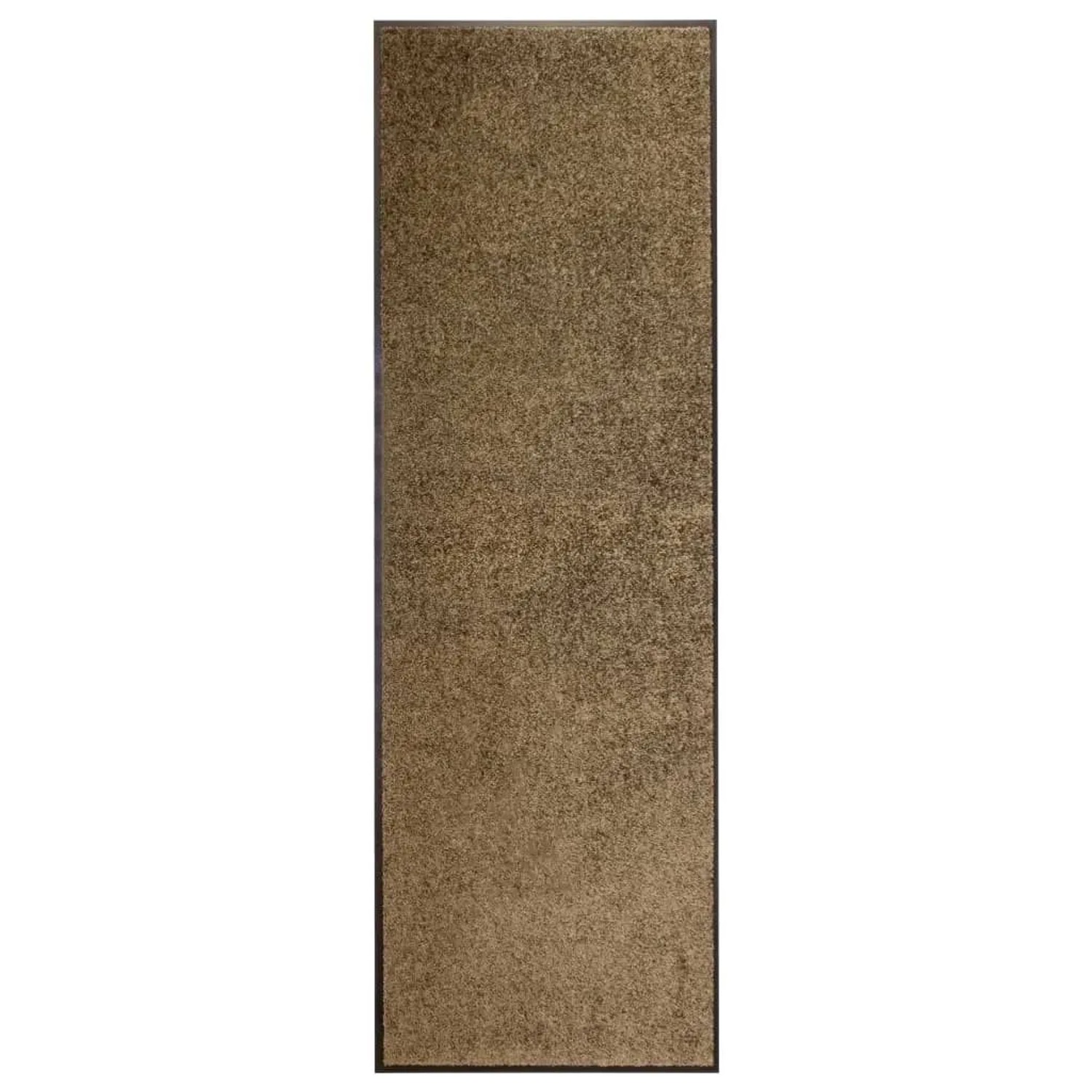 vidaXL Fußmatte Waschbar Braun 60x180 cm 323435