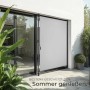 Tectake Klemmmarkise Taija Verschiedene Größen Uv Beständig und Wasserabweisend 100 x 310 cm 7 x 108 x 310 cm Hellgrau_7