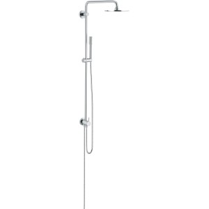 Grohe Rainshower 210 Duschsystem in Chrom mit Kopf- und Handbrause.