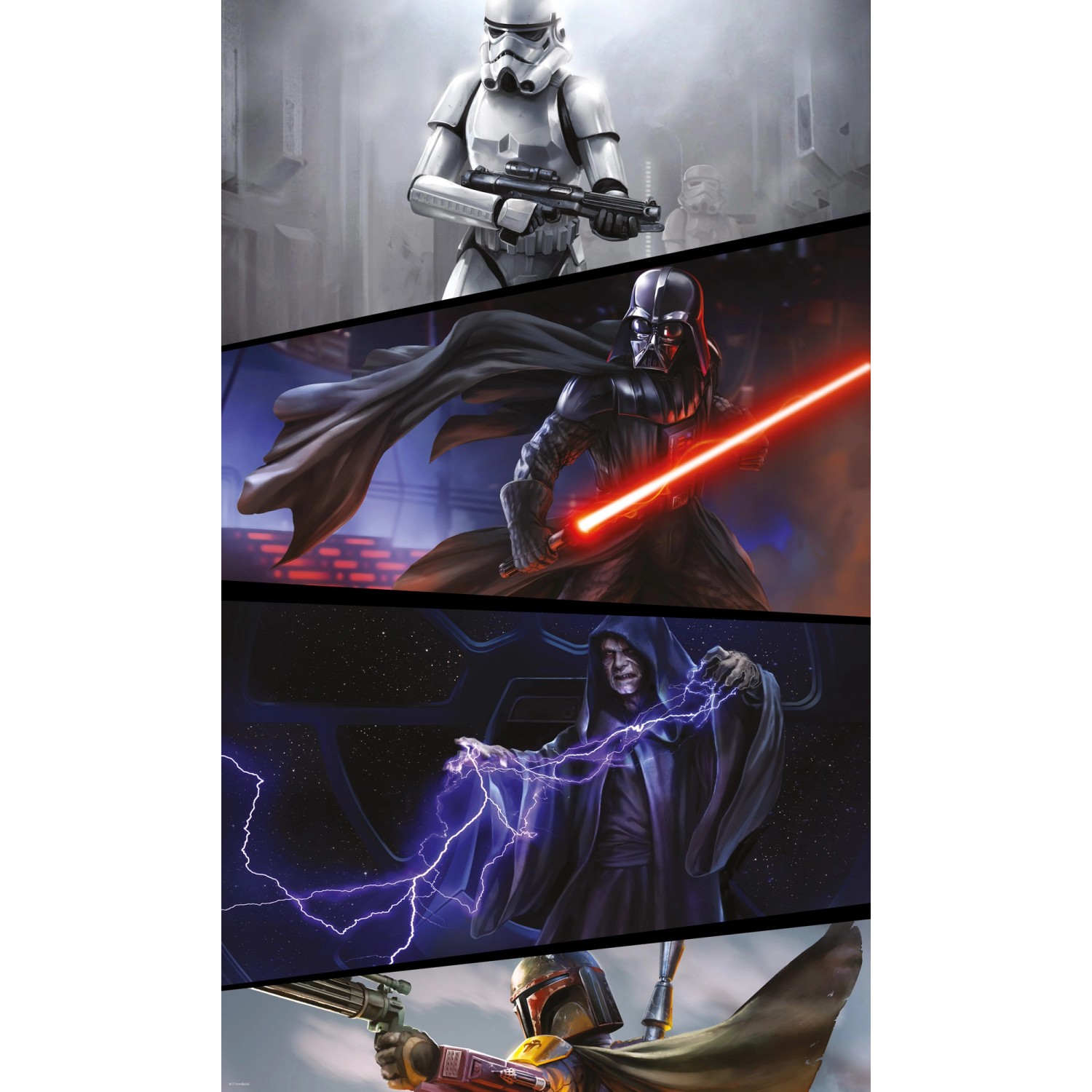 Komar Fototapete Star Wars Moments Imperials B/L: ca. 120x200 cm günstig online kaufen