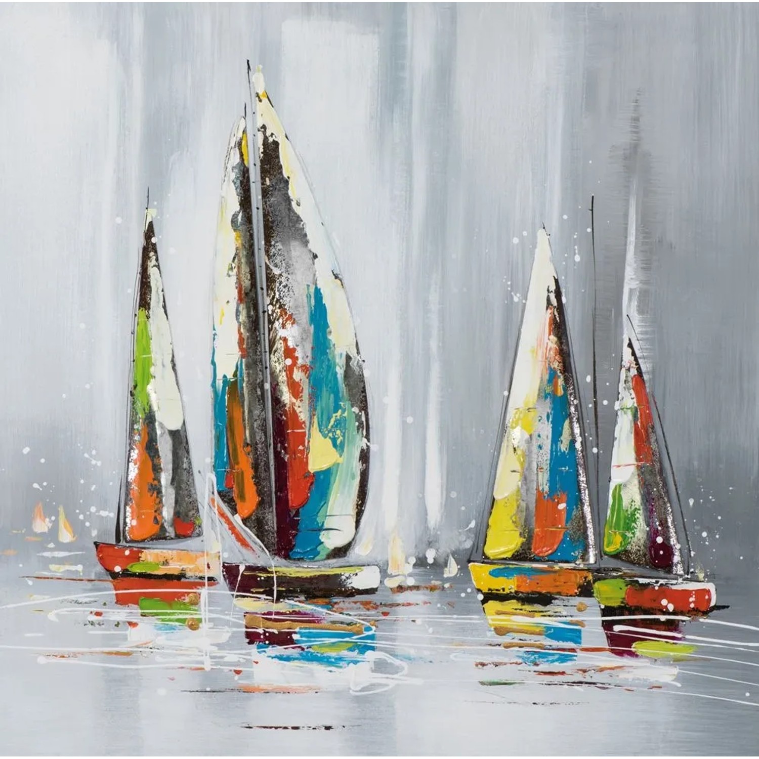 Art Universe Leinwandbild Segelträume 80 x 80 cm