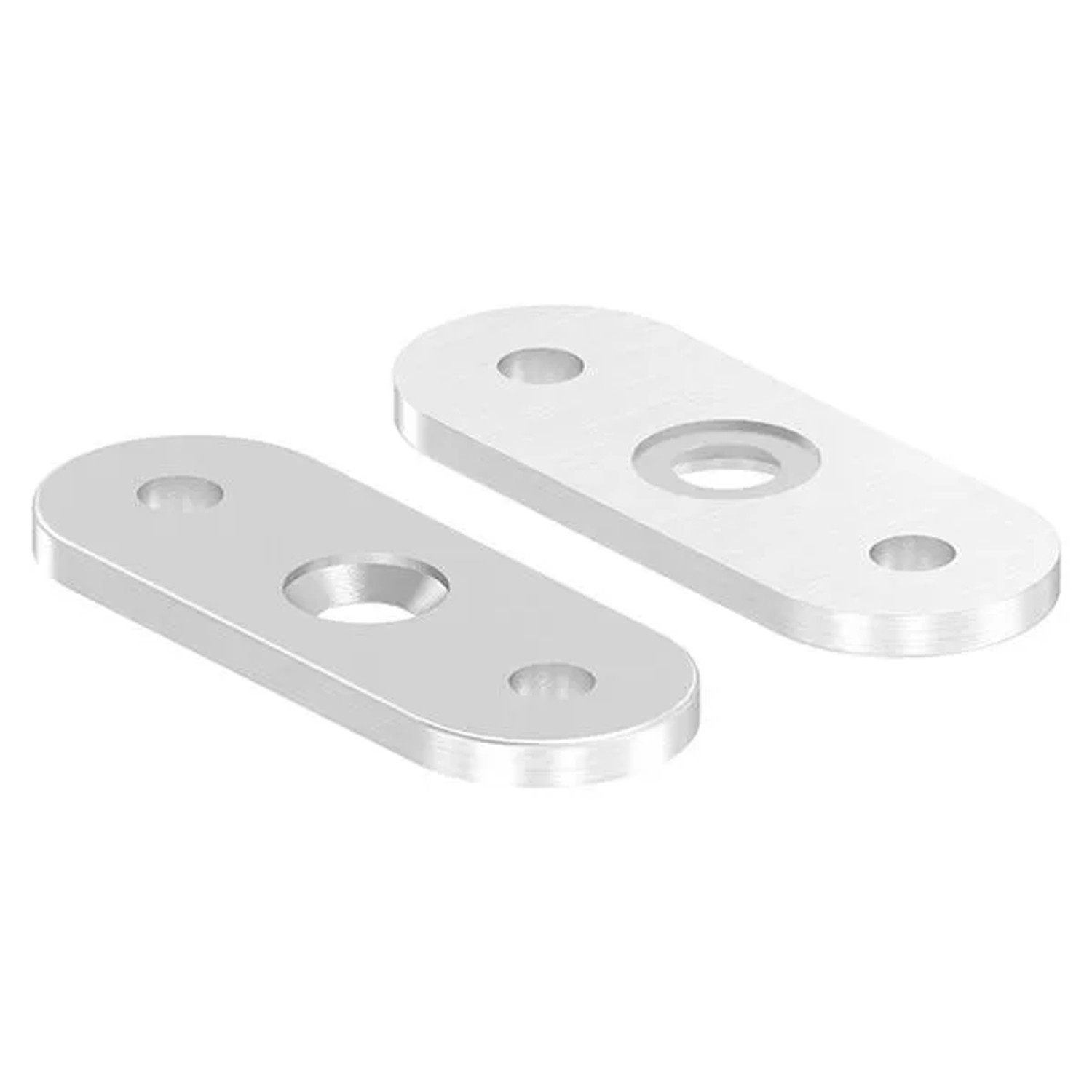 FeNau Handlaufanschlussplatte 63x25x4 mm Flach V2A