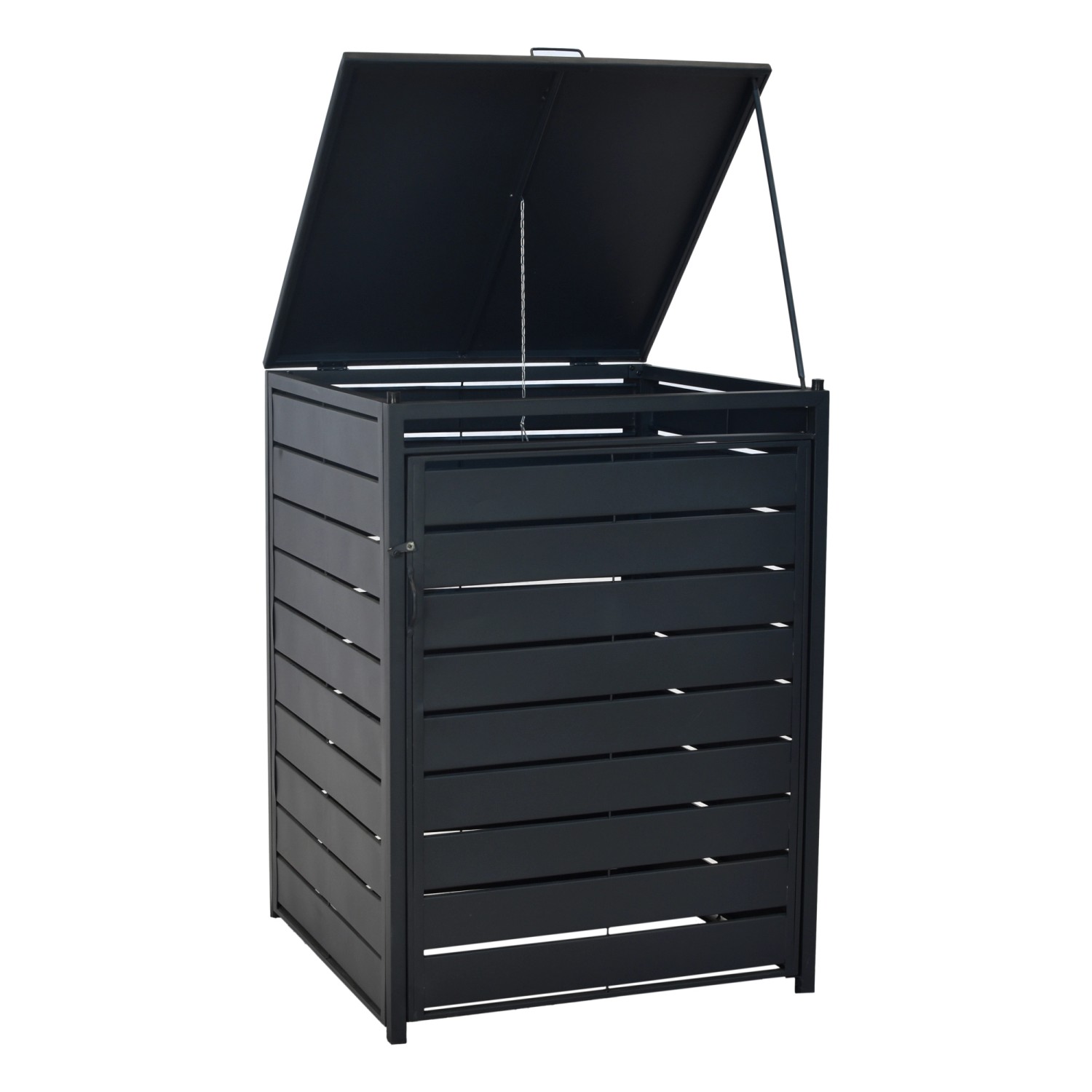 Merxx Mülltonnenabdeckung Basis Groß Aluminium/Stahl