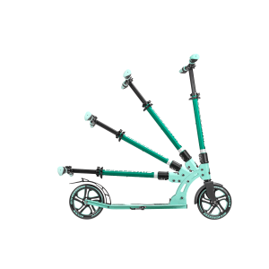 Six Degrees Aluminium Scooter mit Klappmechanismus und Ständer 205 mm Höhenverstellbar GS-Geprüft Mint Testsieger