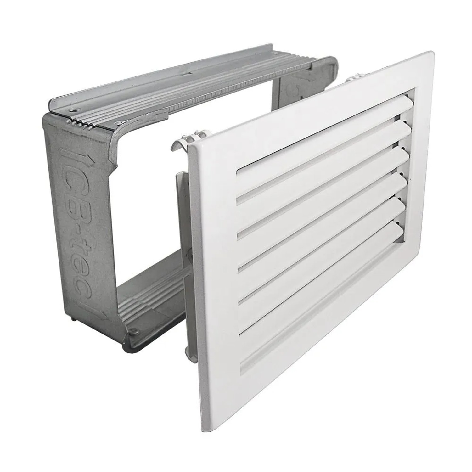 Häusler Kaltluftgitter KG 2515 W Lüftungsgitter Weiss 250 x 150mm Abluftgitter