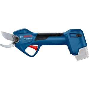 Bosch Professional Akku-Gartenschere GGP 12V-25 Solo, blaue Akku-Gartenschere mit Schneidmesser.
