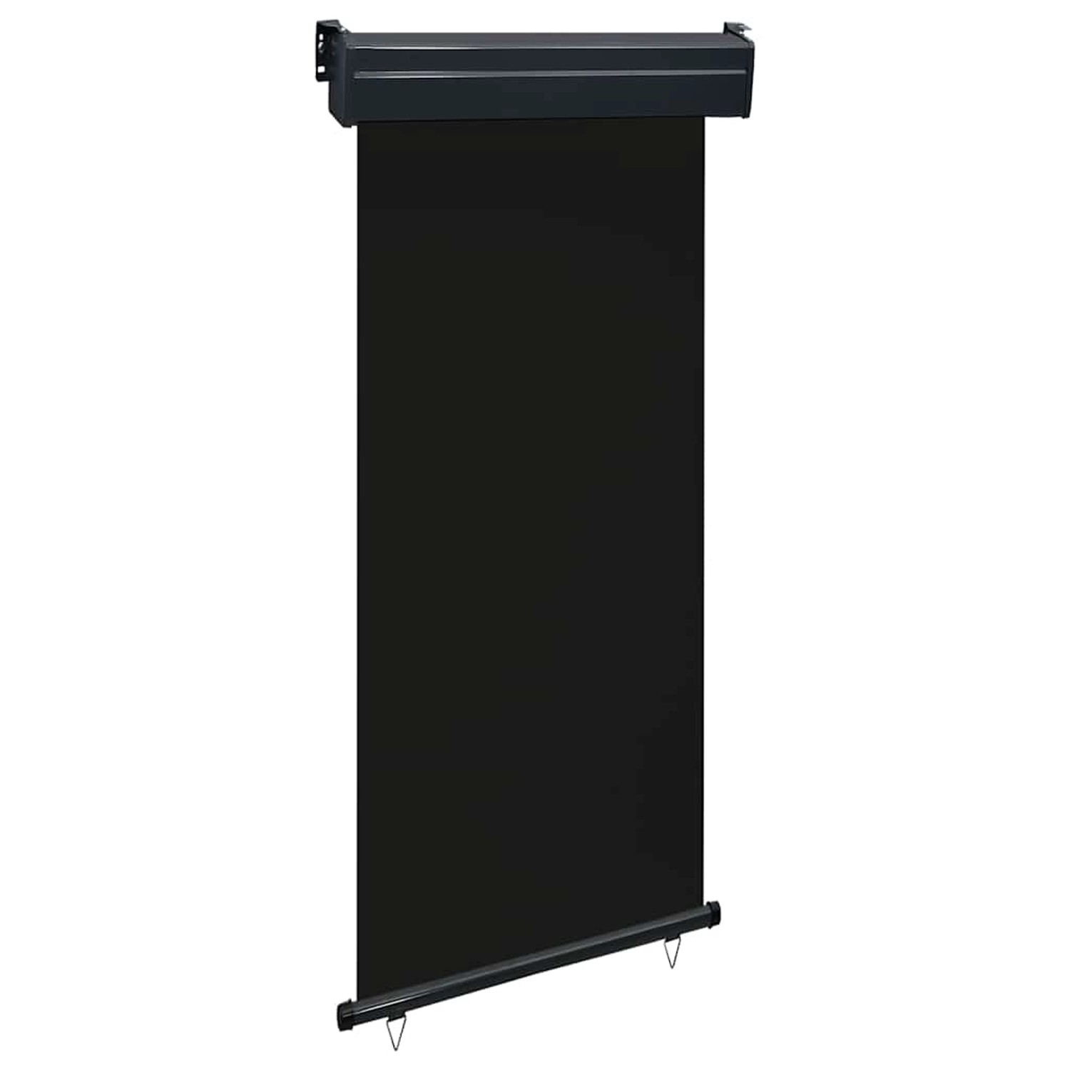 furnicato Balkon-Seitenmarkise 105x250 cm Schwarz günstig online kaufen