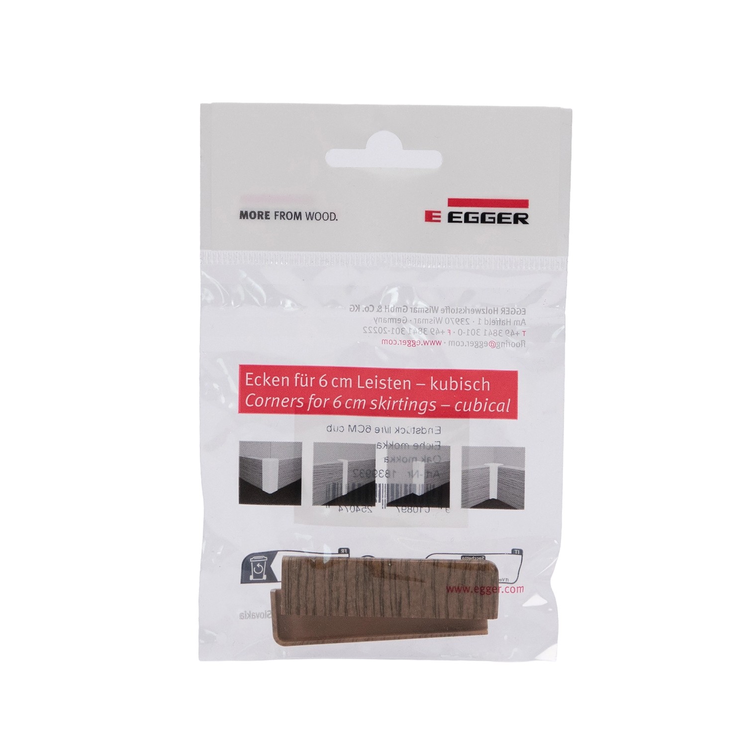 Egger Endstück 6 cm Eiche Mokka 2 Stück günstig online kaufen