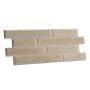 Klimex Verblender Feinsteinzeug UltraStrong Long Brick, 40x16 cm, grau-beige, in Backsteinoptik.