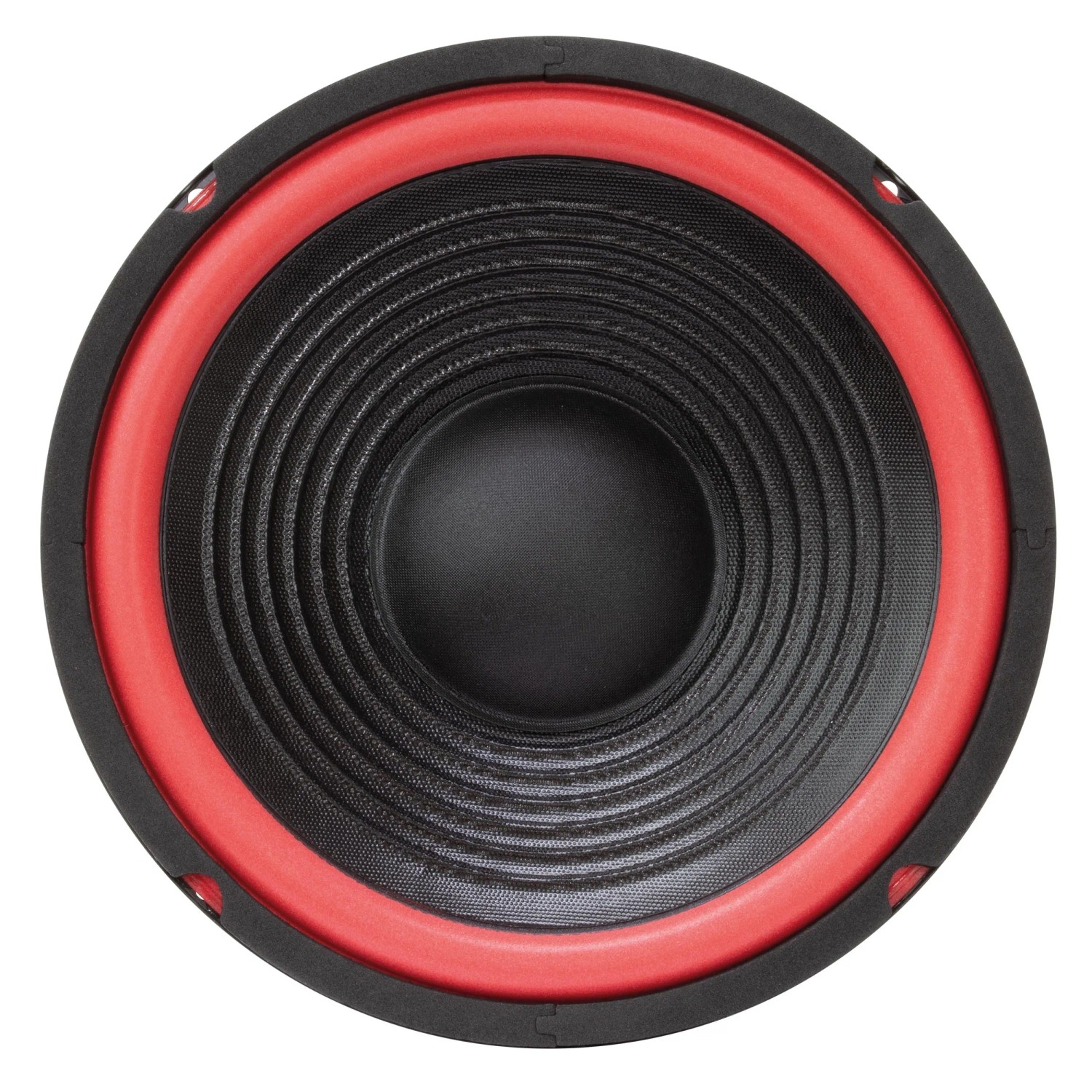 Rockwood Basslautsprecher, 250mm, 4 Ohm, mit roter Schaumstoffsicke. Ideal für Hi-Fi- und Heimkino-Systeme.