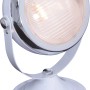 Weiße Näve Tischleuchte Carlamp im Retrodesign aus Metall und Glas.
