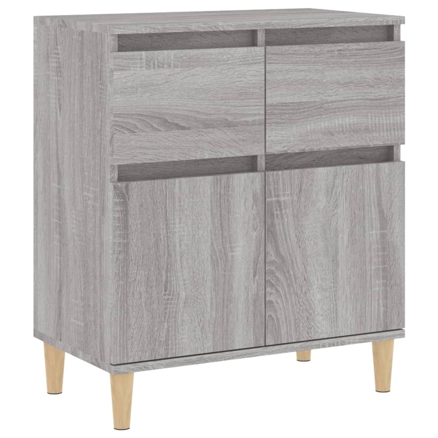 vidaXL Sideboard Grau Sonoma 60x35x70 cm Holzwerkstoff 819682