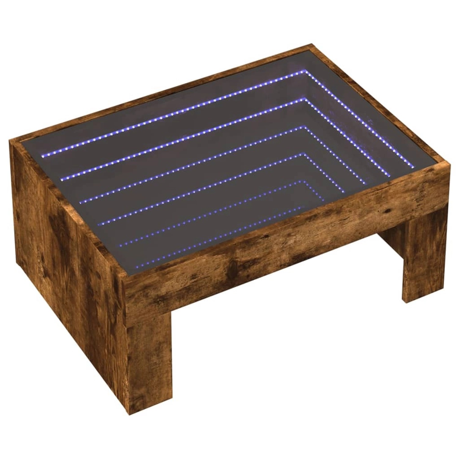 vidaXL Couchtisch mit Infinity-LED Räuchereiche 70x50x30 cm 847613 günstig online kaufen
