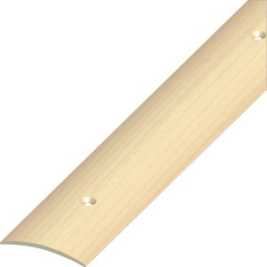 Übergangsprofil aus PVC in Ahornoptik, 30x5 mm, 1 m Länge, für Laminat und Parkett.