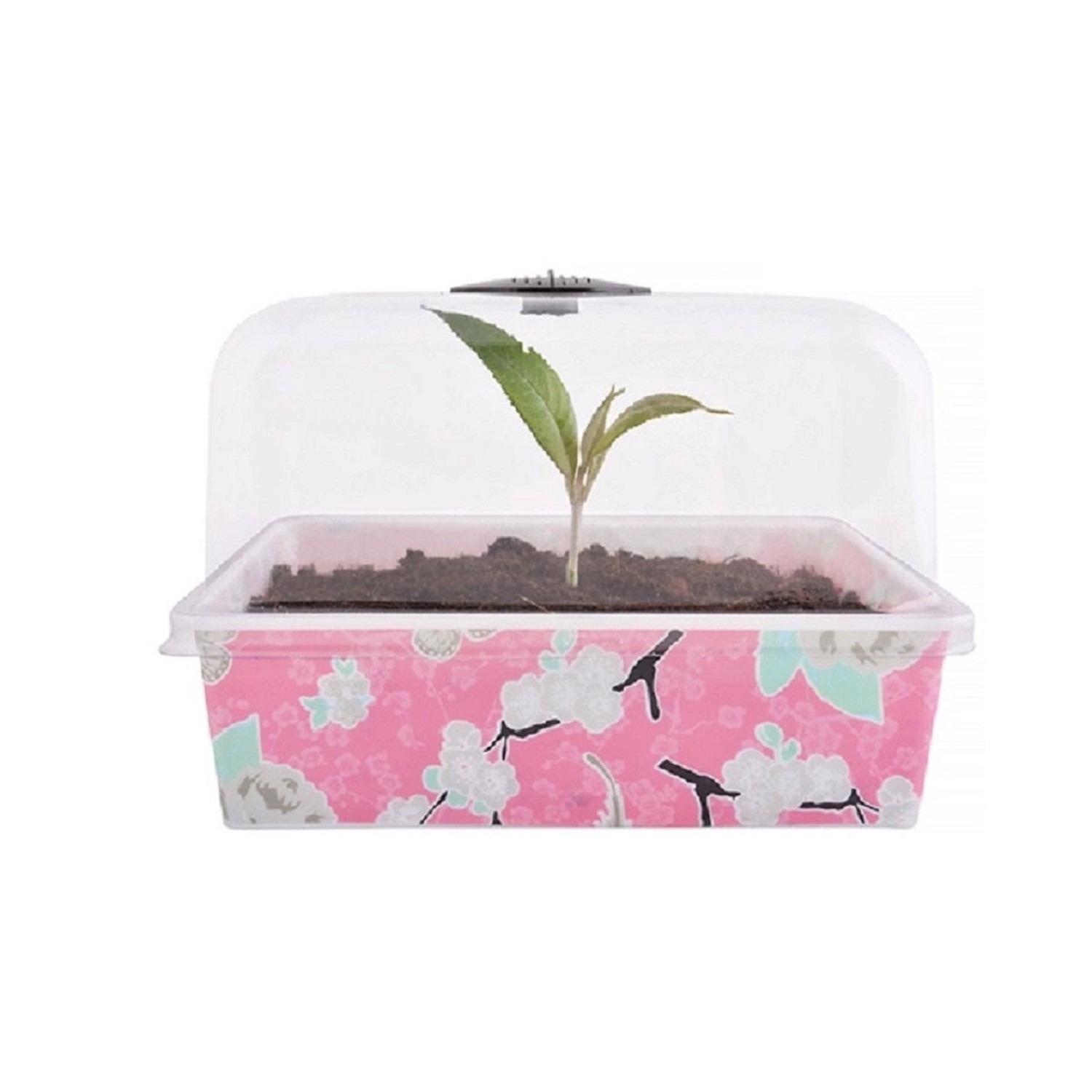 Jet-Line Blumenkasten mit Blumenmuster in Rosa-Weiss 3er Set 22 x 17 x 15 c günstig online kaufen