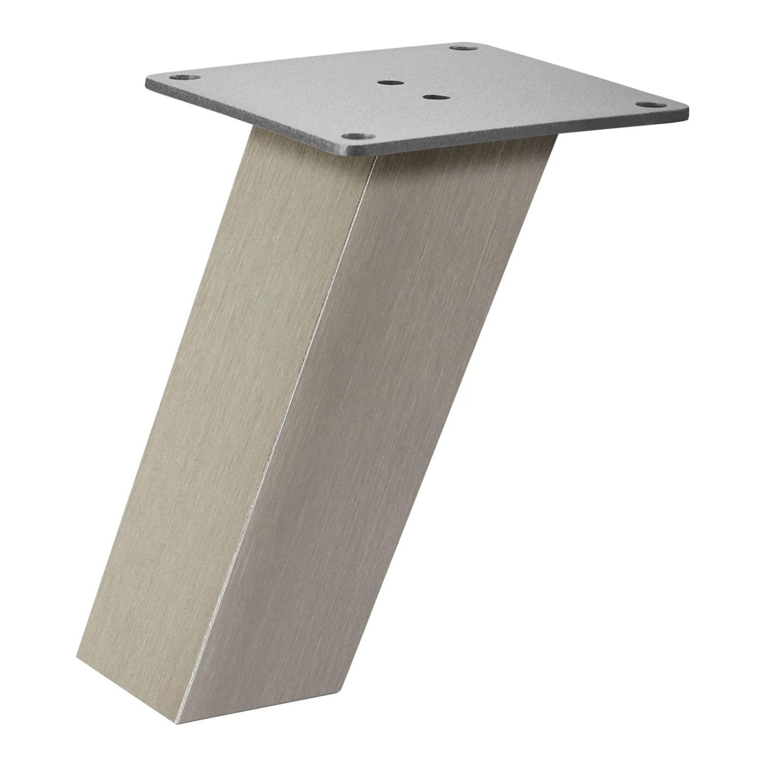 SOTECH Barkonsole OLBIA Eckig 50 x 50 mm Schräg Höhe 170 mm Edelstahloptik