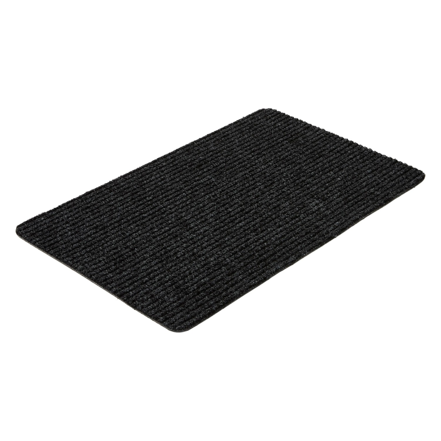 Anthrazitfarbene Astra Türmatte Rib Line Sprint, 40x60 cm, mit Rillenstruktur.