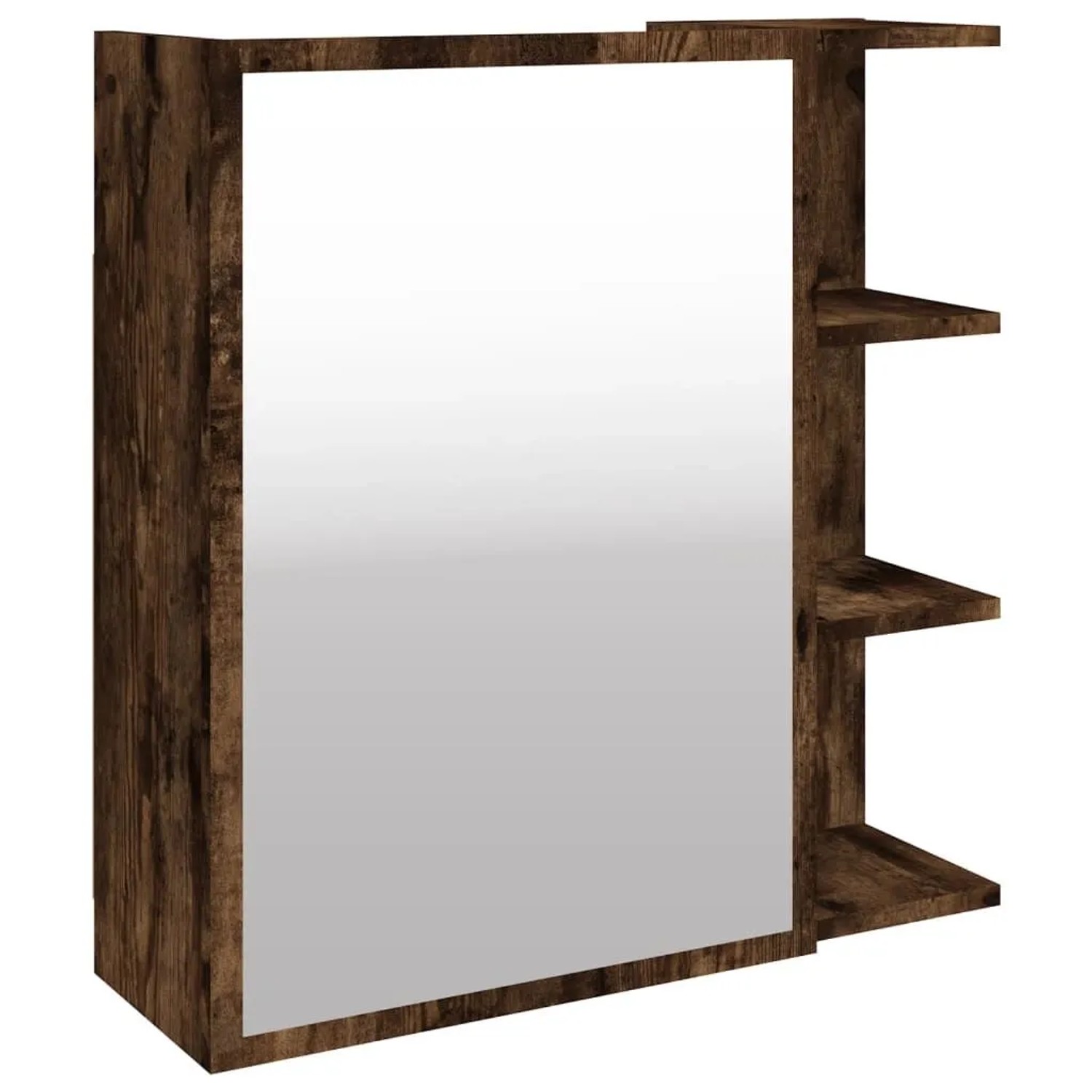 vidaXL Bad-Spiegelschrank Räuchereiche 62,5x20,5x64 cm Holzwerkstoff 826351