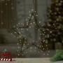 Leuchtender Stern, 30 cm, mit 100 warmweißen LEDs für stimmungsvolle Weihnachtsdeko.