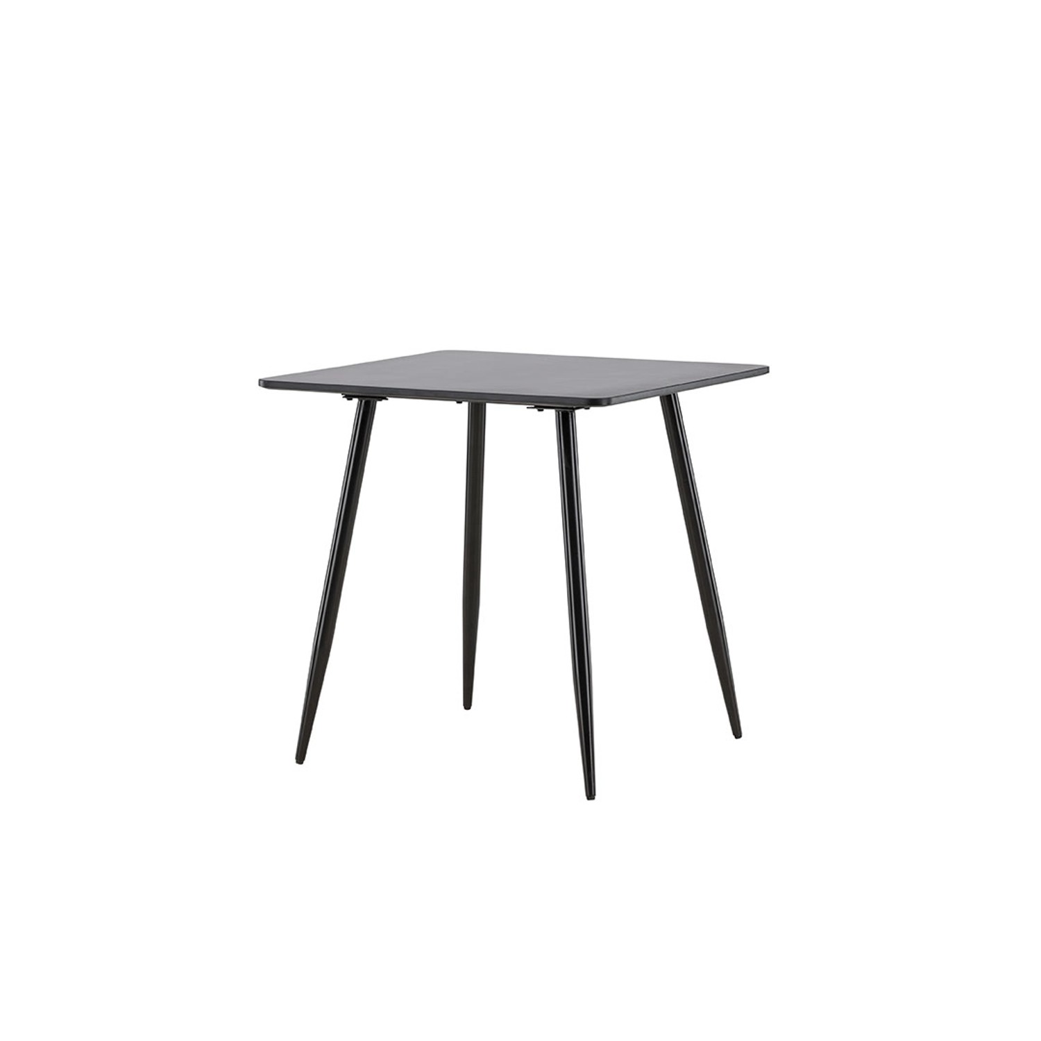 ebuy24 Polar Esstisch 75x75 cm Schwarz günstig online kaufen