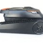 Schwarzer Akku-Poolreinigungsroboter POOL ROYAL PR10 mit Raupenantrieb.