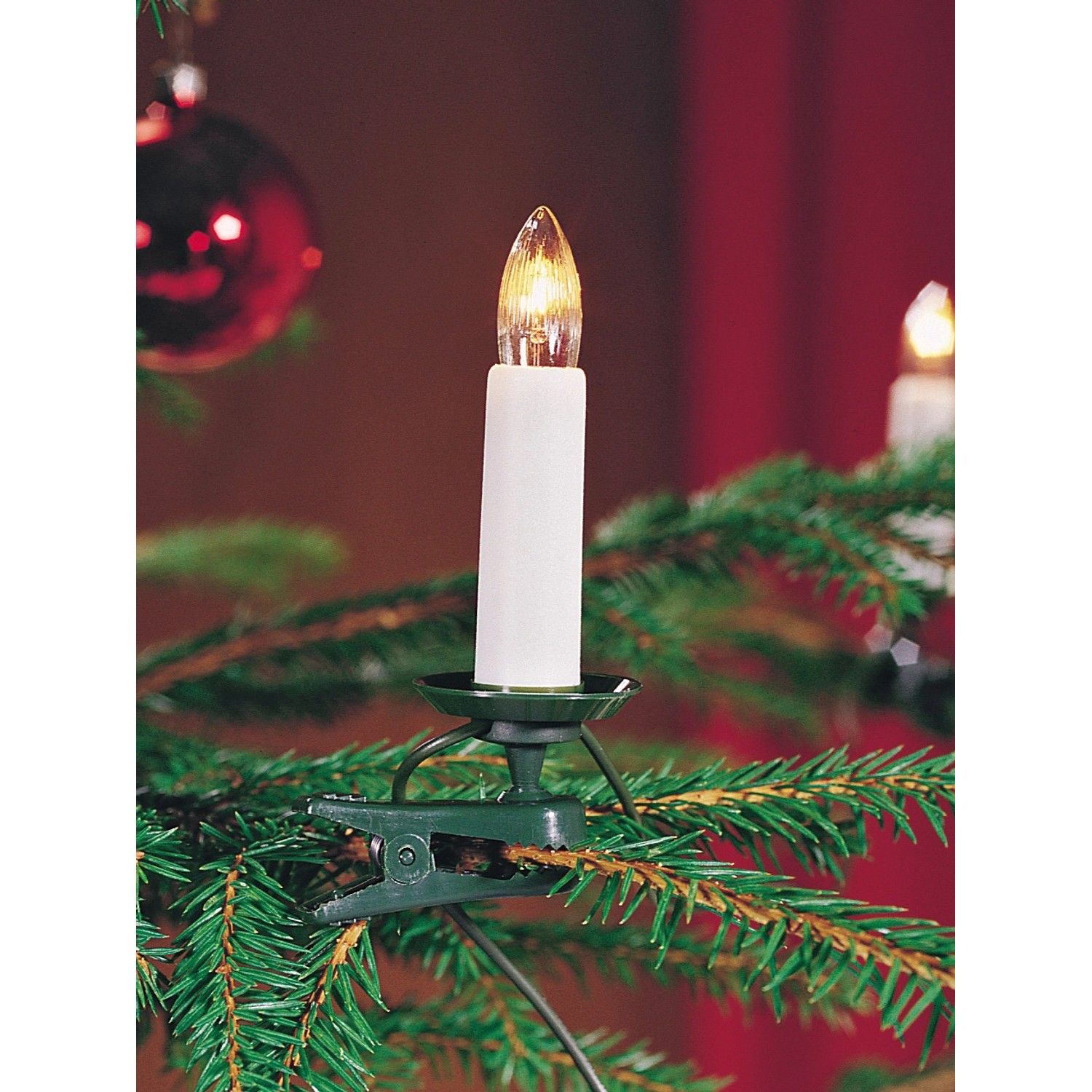 Konstsmide Baum Lichterkette 35 warmweiße Topbirnen 230 V innen