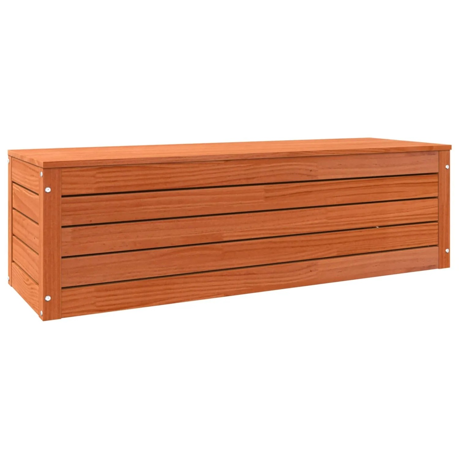 vidaXL Aufbewahrungsbox mit Speicher Wachsbraun 109 x 36,5 x 33 cm 865371