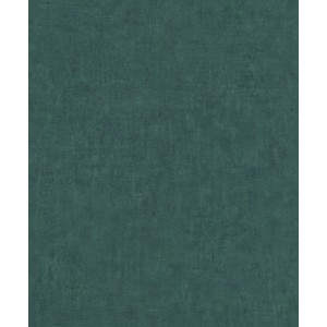 Rasch Vliestapete Factory IV, Uni Opalgrün mit Washed-Effekt.