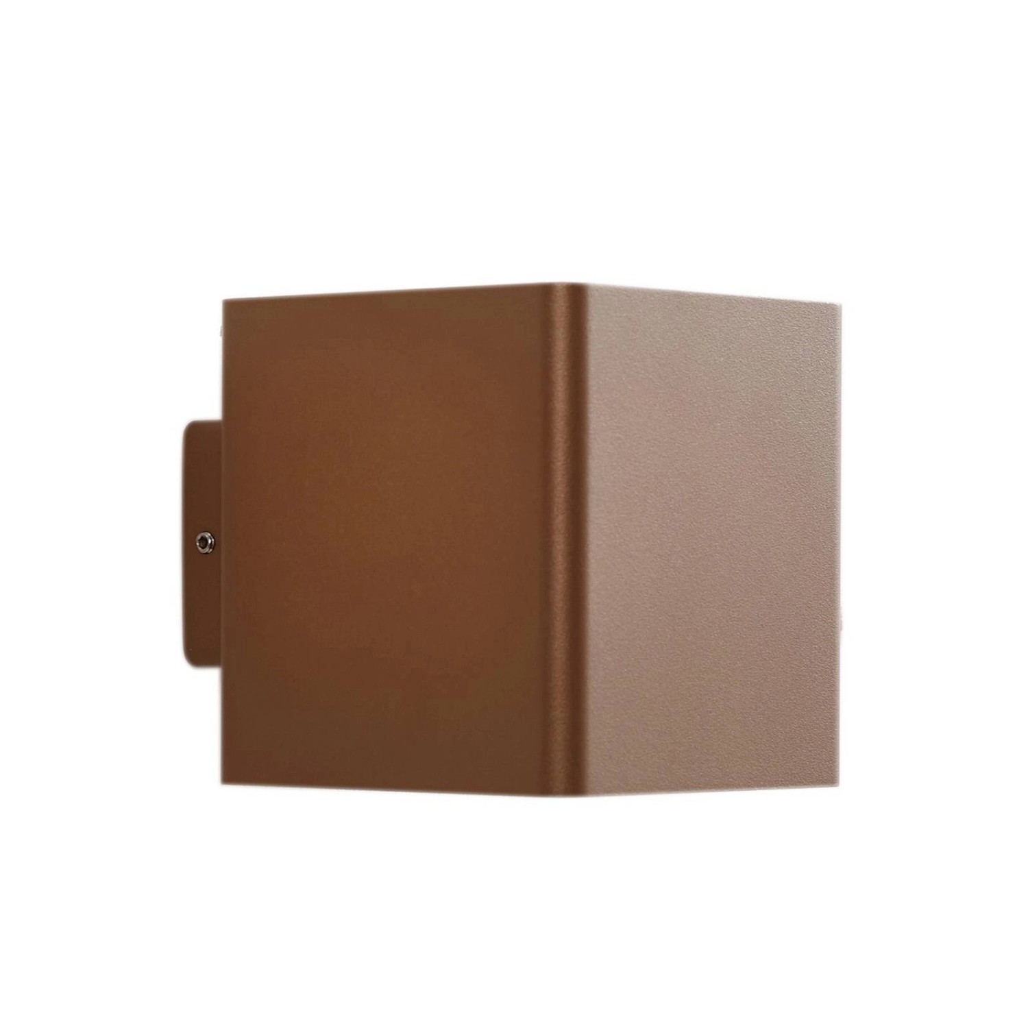 Lucande LED Wandleuchte Außen Aaron 10035238 Spritzwassergeschützt Modern in Braun aus Aluminium 1-flammig