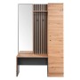 Homestyle4u Garderobe Industrial Flurgarderobe Sitzbank Garderobenpaneel_4