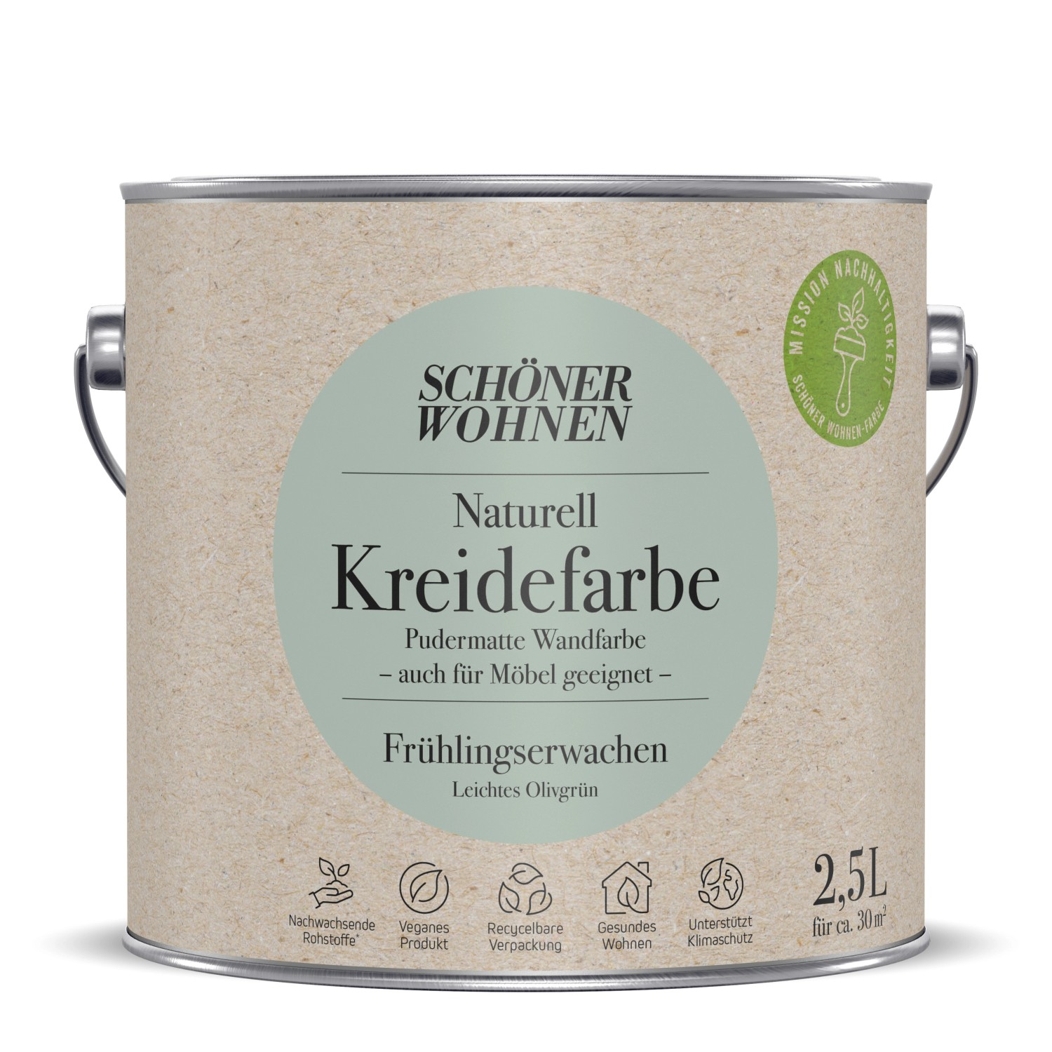 Schöner Wohnen Naturell Kreidefarbe Frühlingserwachen 2,5 l
