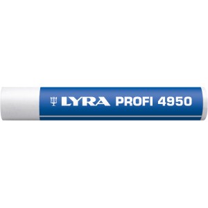 Lyra Reifenkreide, weiße Universalkreide mit 15 mm Durchmesser für Markierungen.