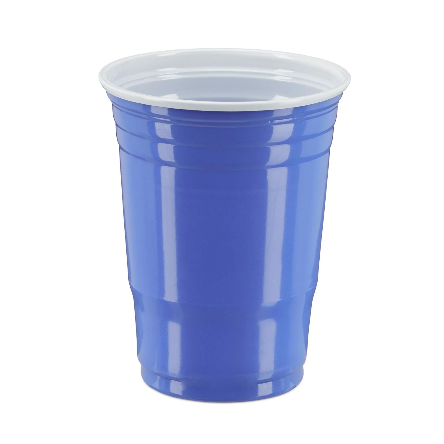 Relaxdays Beer Pong Becher 50er Set Kunststoff Blau Wiederverwendbar 473 ml