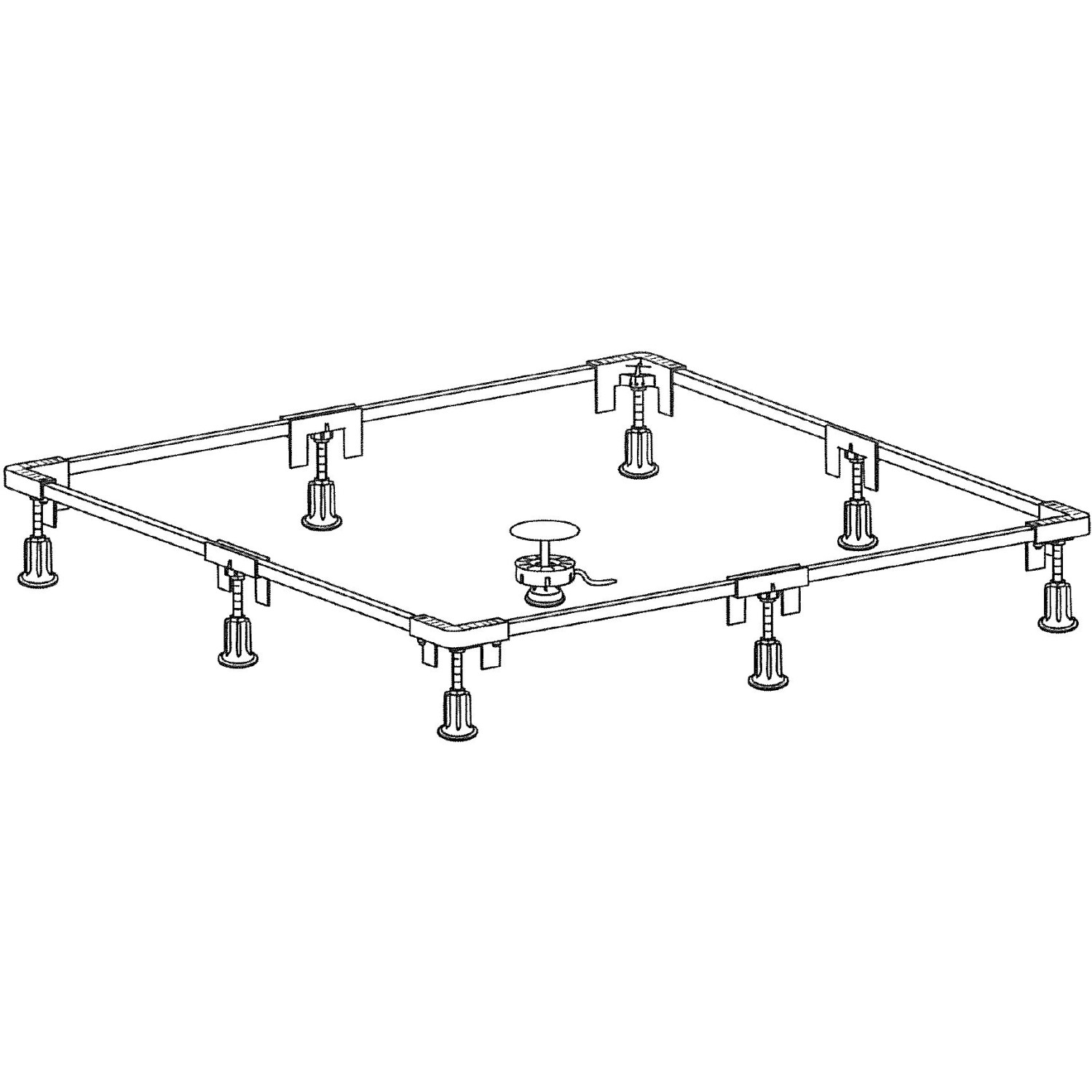 Ideal Standard Einbaurahmen für Duschwannen bis 120 cm x 120 cm