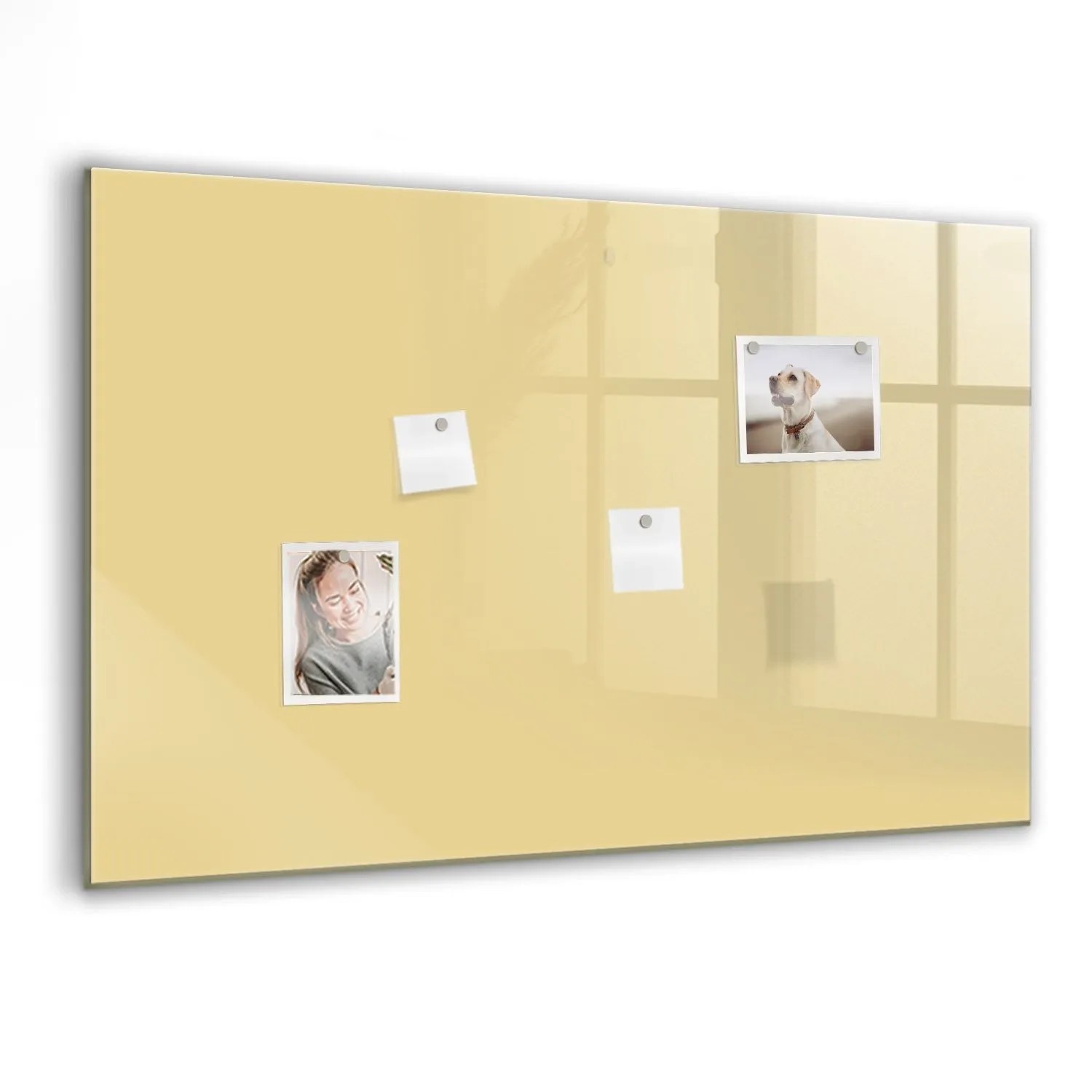 Tulup Glas Magnettafel Cremefarben 90x60 cm Magnettafel Zum Beschriften Sch günstig online kaufen