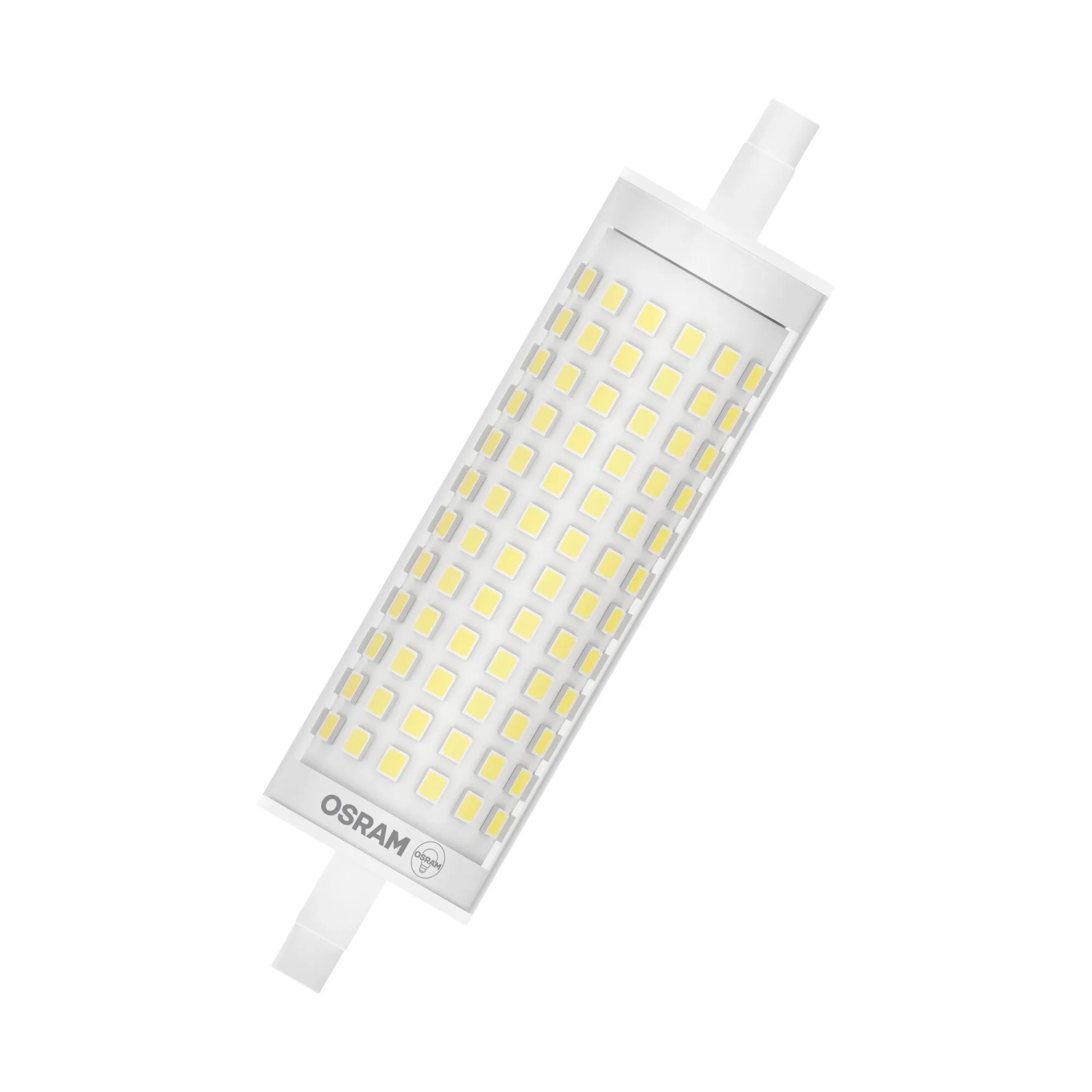 Weiße Osram LED Lampe Line 118 R7S, 20 W, mit vielen kleinen LEDs. 