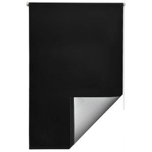 Schwarzes Sol Royal Thermorollo SolReflect T42 70x220cm mit Thermobeschichtung.
