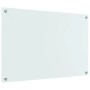 vidaXL Küchenrückwand Weiß 90 x 60 cm Gehärtetes Glas 42018016_6