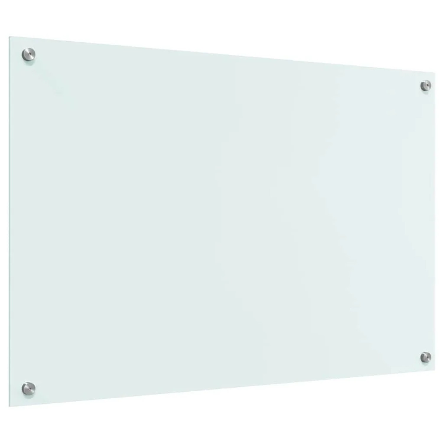 vidaXL Küchenrückwand Weiß 90 x 60 cm Gehärtetes Glas 42018016_6