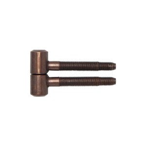 Sfs Einbohrband ø 16 mm aus patiniertem Stahl mit Gewindebolzen für Holztüren. Türzubehör.