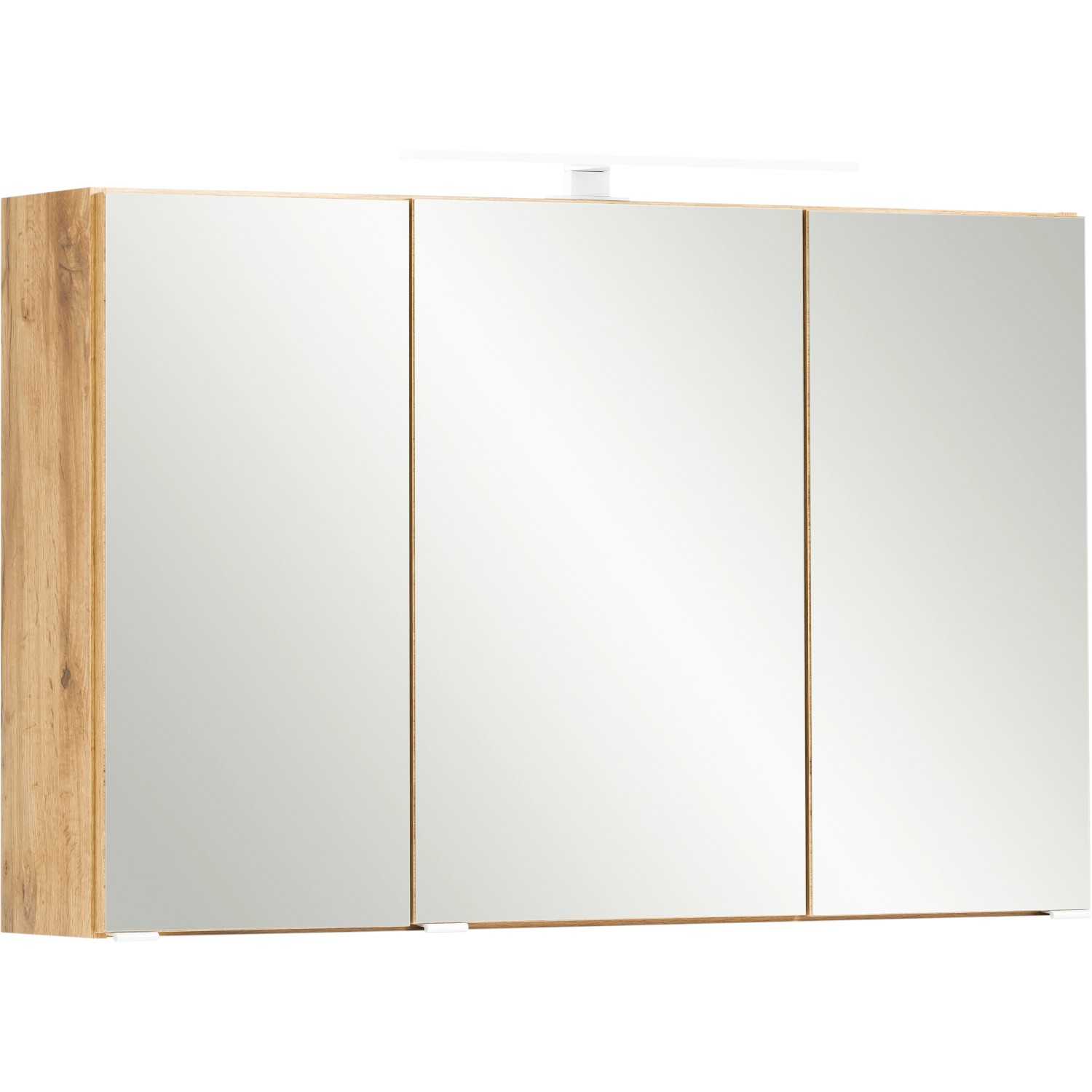Held Spiegelschrank Trient Eiche 100 cm mit Softclose Türen
