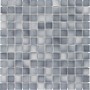Mosaikmatte Keramik Grau Melange, 33x33cm, für individuelle Akzente.