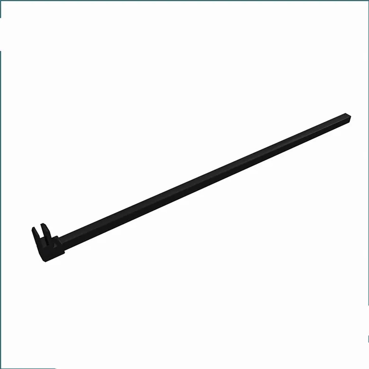 Schwarzer Duschparadies Stabilisator 90cm für 6-10mm Glas Seitenwand